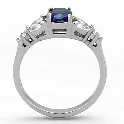 Unique Engagement Rings TK1764 Stainless Steel Ring with Synthetic