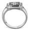 Unique Engagement Rings TK1766 Stainless Steel Ring with AAA Grade CZ