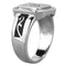 Silver Jewelry Rings Unique Engagement Rings TK1766 Stainless Steel Ring with AAA Grade CZ Alamode Fashion Jewelry Outlet