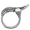 Unique Engagement Rings TK1769 Stainless Steel Ring with Top Grade Crystal