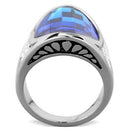 Unique Engagement Rings TK1778 Stainless Steel Ring with Synthetic