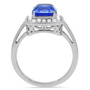 Unique Engagement Rings TK178 Stainless Steel Ring with Top Grade Crystal