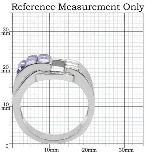 Unique Engagement Rings TK181 Stainless Steel Ring with Top Grade Crystal