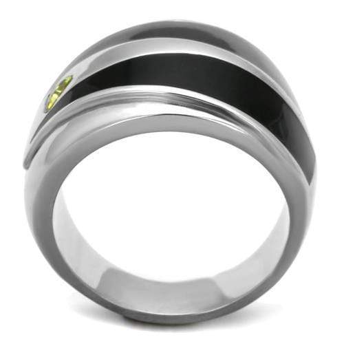 Unique Engagement Rings TK1815 Stainless Steel Ring with AAA Grade CZ