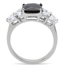 Unique Engagement Rings TK182 Stainless Steel Ring with AAA Grade CZ