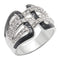 Silver Jewelry Rings Unique Rings 0W258 Rhodium Brass Ring with AAA Grade CZ Alamode Fashion Jewelry Outlet