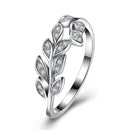 Silver Jewelry Rings Vine Shape Simple Design Sterling Silver Ring For Lady TIY