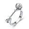 Silver Jewelry Rings Vintage Creative Design Women 925 Sterling Silver Imitation Pearl Trendy Ring TIY