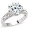 Vintage Engagement Rings TK197 Stainless Steel Ring with AAA Grade CZ