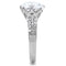 Vintage Engagement Rings TK197 Stainless Steel Ring with AAA Grade CZ