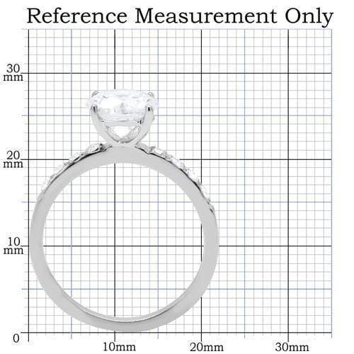 Vintage Engagement Rings TK198 Stainless Steel Ring with AAA Grade CZ
