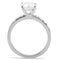Vintage Engagement Rings TK198 Stainless Steel Ring with AAA Grade CZ
