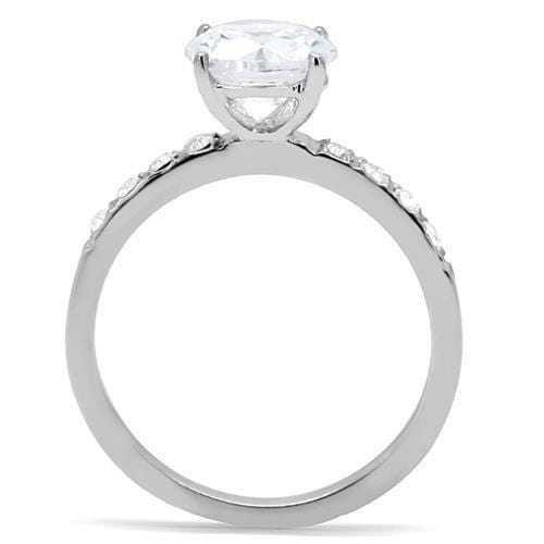Vintage Engagement Rings TK198 Stainless Steel Ring with AAA Grade CZ