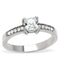 Vintage Engagement Rings TK199 Stainless Steel Ring with AAA Grade CZ
