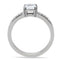 Vintage Engagement Rings TK199 Stainless Steel Ring with AAA Grade CZ