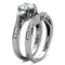 Vintage Engagement Rings TK1W002 Stainless Steel Ring with AAA Grade CZ