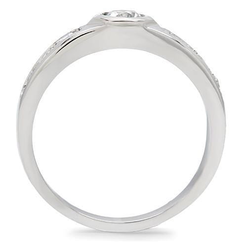 Vintage Engagement Rings TK200 Stainless Steel Ring with AAA Grade CZ
