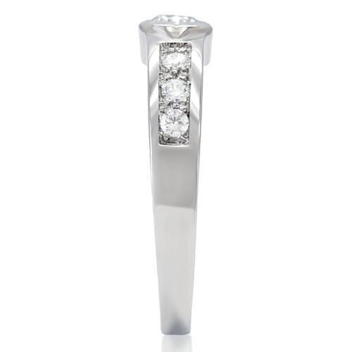 Vintage Engagement Rings TK200 Stainless Steel Ring with AAA Grade CZ