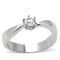 Vintage Engagement Rings TK201 Stainless Steel Ring with AAA Grade CZ