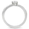 Vintage Engagement Rings TK201 Stainless Steel Ring with AAA Grade CZ