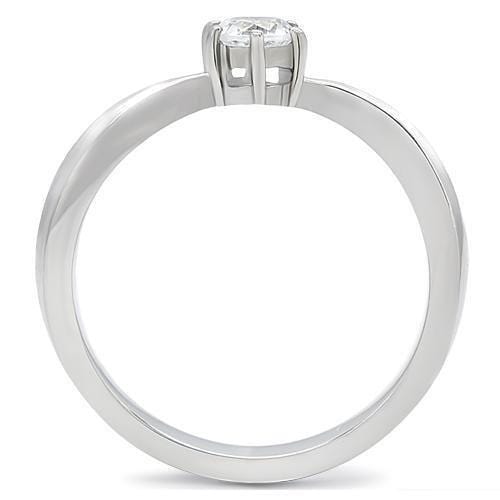 Vintage Engagement Rings TK201 Stainless Steel Ring with AAA Grade CZ