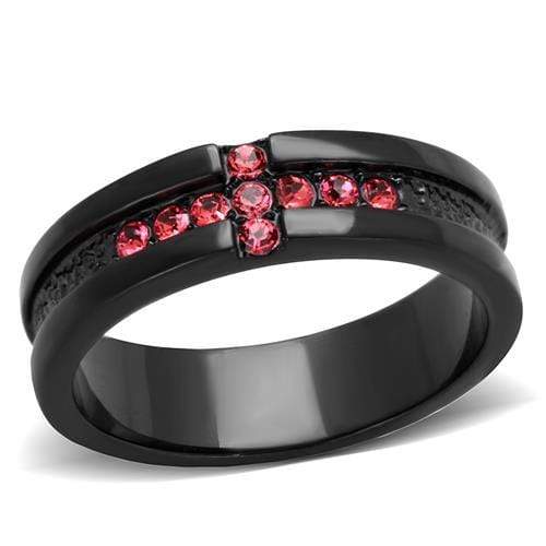 Vintage Engagement Rings TK2017 - Stainless Steel Ring with Crystal