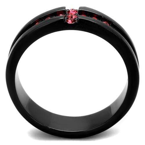 Vintage Engagement Rings TK2017 - Stainless Steel Ring with Crystal