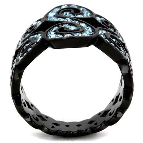 Vintage Engagement Rings TK2018 - Stainless Steel Ring with Crystal