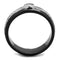 Vintage Engagement Rings TK2019 Two-Tone Black - Stainless Steel Ring