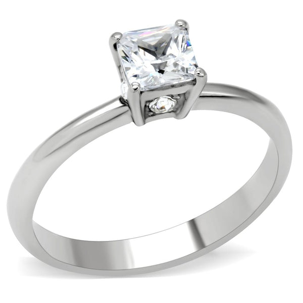 Vintage Engagement Rings TK202 Stainless Steel Ring with AAA Grade CZ