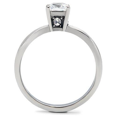 Vintage Engagement Rings TK202 Stainless Steel Ring with AAA Grade CZ