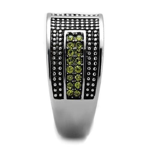 Vintage Engagement Rings TK2022 Stainless Steel Ring with Crystal