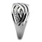 Vintage Engagement Rings TK2025 Stainless Steel Ring with Crystal