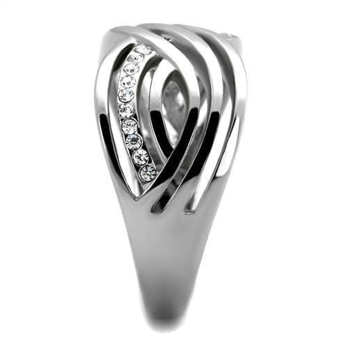 Vintage Engagement Rings TK2025 Stainless Steel Ring with Crystal