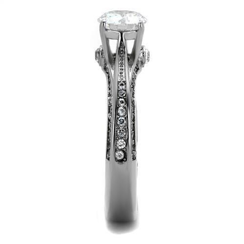Vintage Engagement Rings TK2026 Stainless Steel Ring with AAA Grade CZ