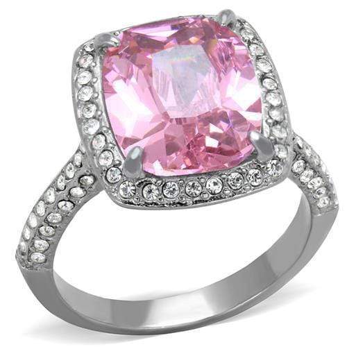 Vintage Engagement Rings TK2027 Stainless Steel Ring with AAA Grade CZ