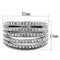 Vintage Engagement Rings TK2029 Stainless Steel Ring with Crystal