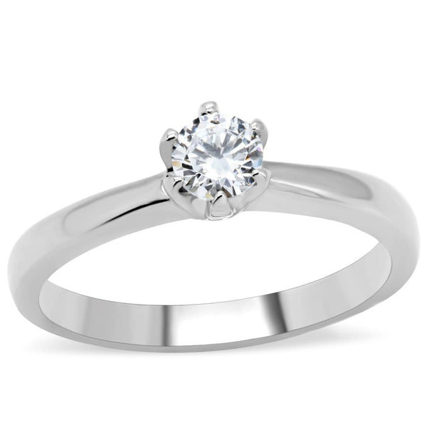 Vintage Engagement Rings TK203 Stainless Steel Ring with AAA Grade CZ