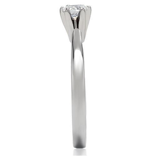 Vintage Engagement Rings TK203 Stainless Steel Ring with AAA Grade CZ