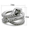 Vintage Engagement Rings TK2038 Stainless Steel Ring with Top Grade Crystal