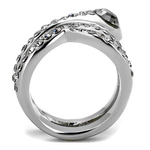 Vintage Engagement Rings TK2038 Stainless Steel Ring with Top Grade Crystal