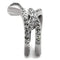 Vintage Engagement Rings TK2038 Stainless Steel Ring with Top Grade Crystal