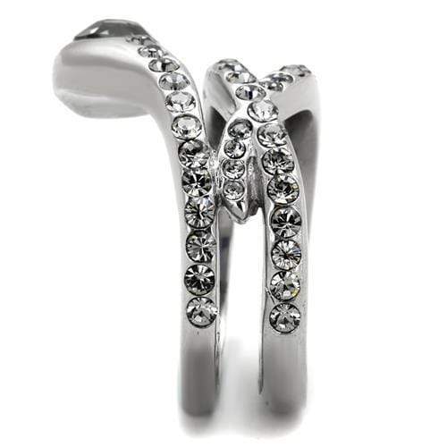 Vintage Engagement Rings TK2038 Stainless Steel Ring with Top Grade Crystal