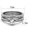 Vintage Engagement Rings TK2039 Stainless Steel Ring with AAA Grade CZ