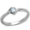 Vintage Engagement Rings TK2042 Stainless Steel Ring with AAA Grade CZ