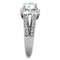 Vintage Engagement Rings TK2043 Stainless Steel Ring with AAA Grade CZ