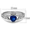 Vintage Engagement Rings TK2093 Stainless Steel Ring in London Blue