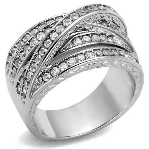Vintage Engagement Rings TK2096 Stainless Steel Ring with AAA Grade CZ