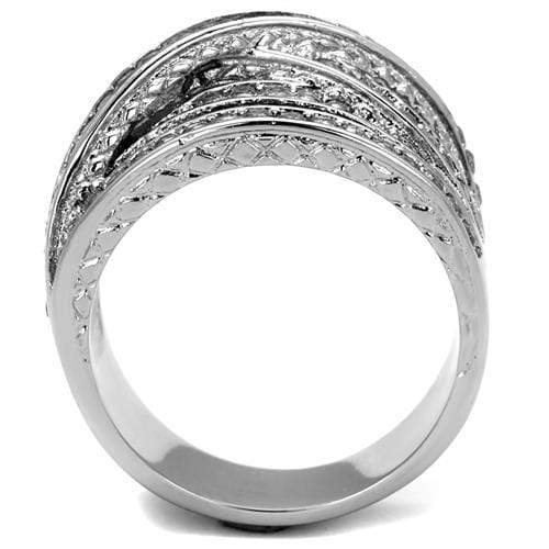 Vintage Engagement Rings TK2096 Stainless Steel Ring with AAA Grade CZ