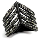 Vintage Engagement Rings TK2097 - Stainless Steel Ring with Crystal